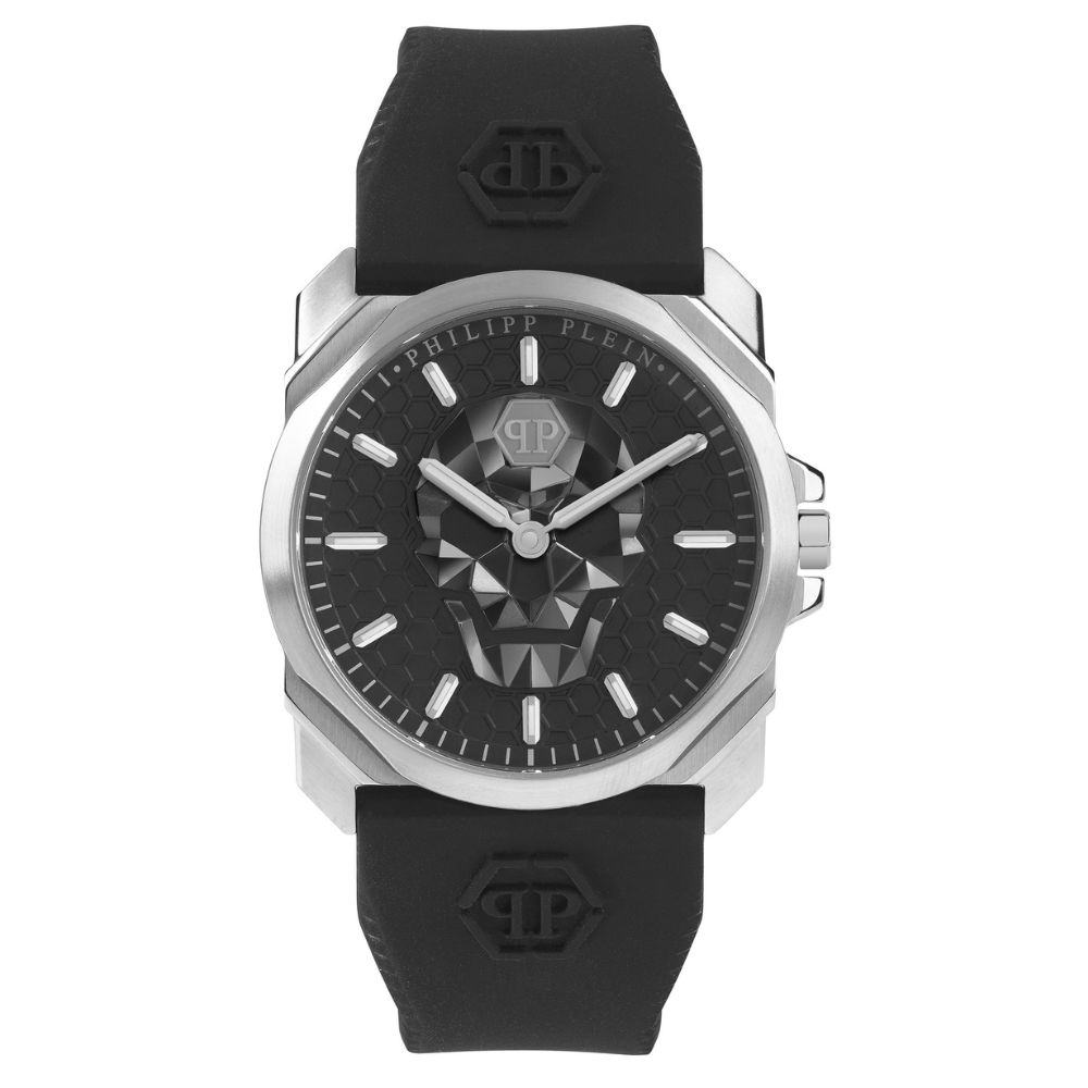 PHILIPP PLEIN THE $KULL KING 骷髏王錶款 黑X銀 PWLAA0122_40mm