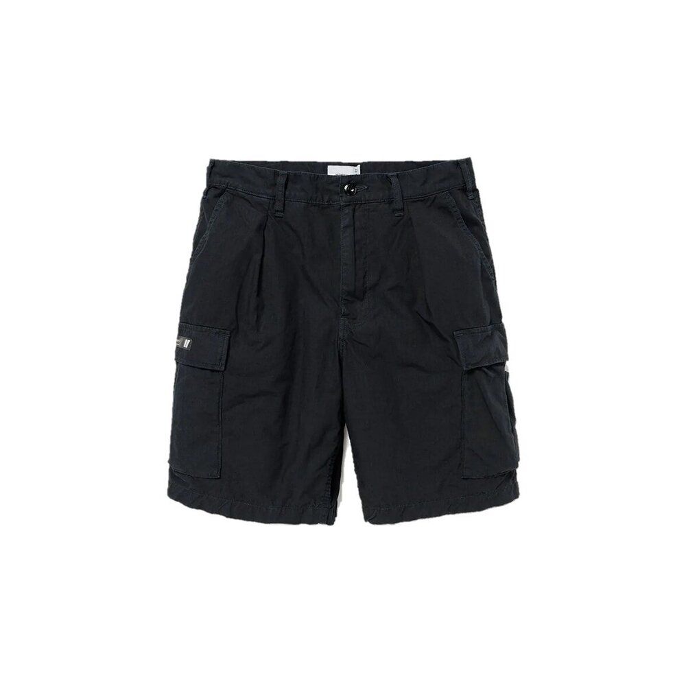 Wtaps Mils9602 / Shorts / Cotton Ripstop 黑色工裝五分褲251WVDT