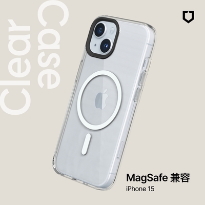 犀牛盾 iPhone 15(6.1吋) Clear (MagSafe相容)透明防摔手機殼
