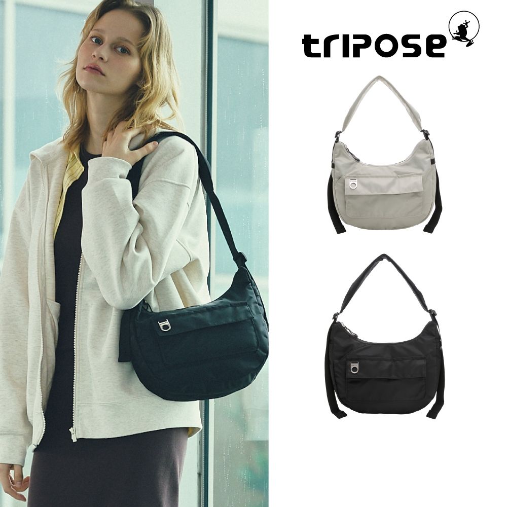tripose GLYDE輕感尼龍船型肩背斜背兩用包-多色