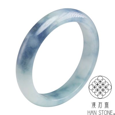 冰糯種紫羅蘭飄花手鐲