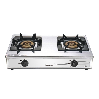 HMK 鴻茂 (全省安裝)鴻茂二口爐台爐瓦斯爐天然氣H-203A-NG1