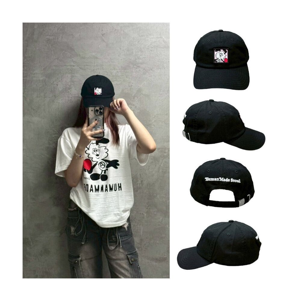 Human Made × Verdy 韓國開幕限定六分割老帽黑色XX31GD028-BK | 休閒鞋