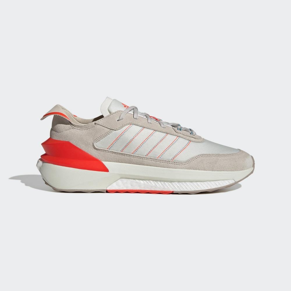 ADIDAS AVRYN 男女慢跑鞋-奶茶/灰-ID4253