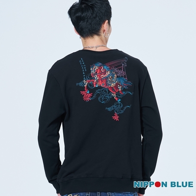 日本藍 BLUE WAY – 東海道神馬祭大學長TEE(黑)