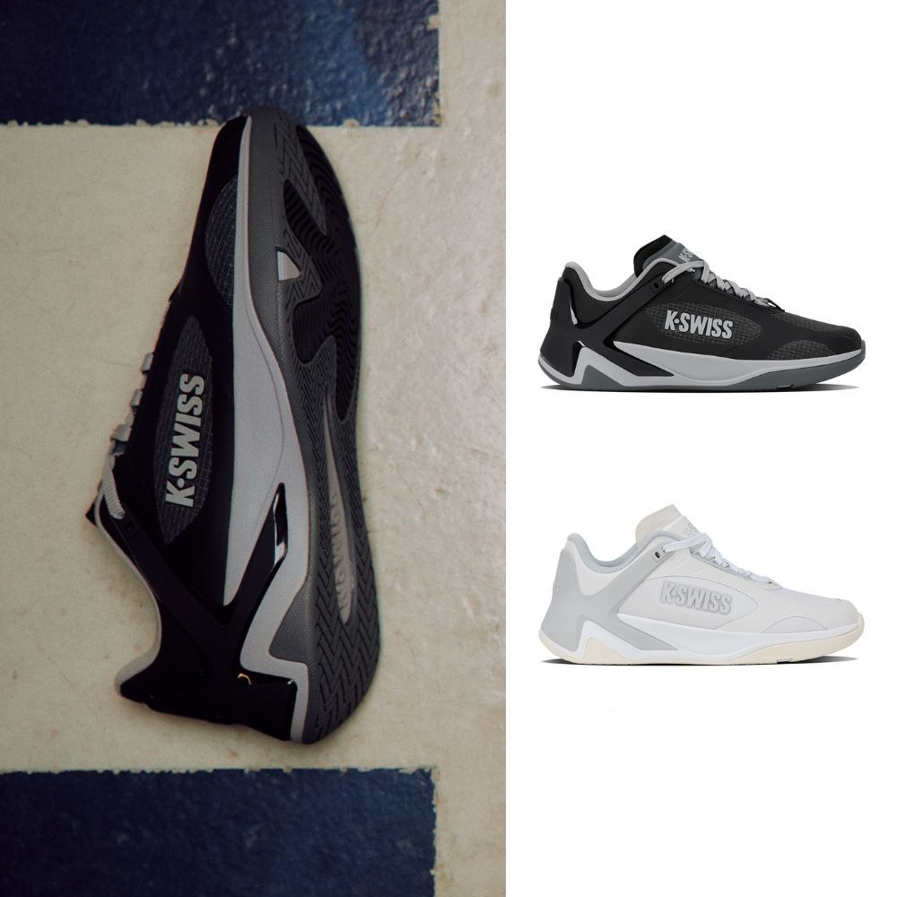 K-SWISS 專業匹克球鞋 K-FRAME PB PF 匹克球 羽球 運動鞋 男鞋女鞋 多色 (09491/99491) (A男-黑灰)