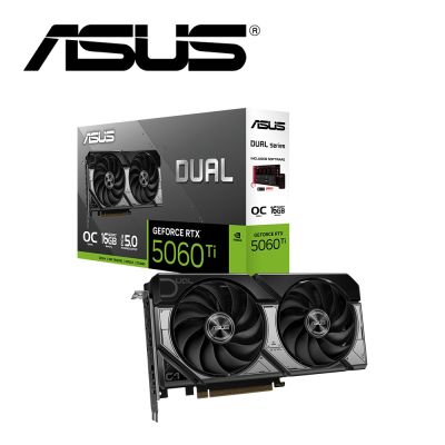 ASUS華碩 華碩 DUAL-RTX5060TI-O16G 顯示卡+ViewSonic 優派 VA2414-MH 24吋 無邊框設計螢幕