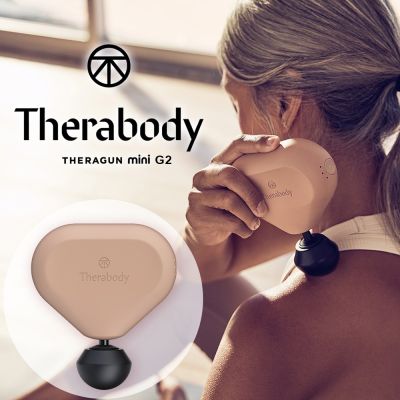 THERAGUN G2 mini2 專業超智能迷你便攜筋膜槍 (3款按摩頭/12mm振幅/9kg推力) 砂岩玫瑰粉