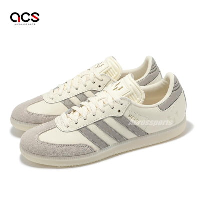 adidas 休閒鞋 Samba Messi 男鞋 女鞋 梅西 米白 灰 德訓鞋 愛迪達 JQ0266