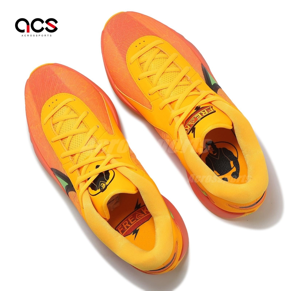Nike 籃球鞋Giannis Freak 6 EP 萬聖節字母哥黃綠Fright Night FJ7807