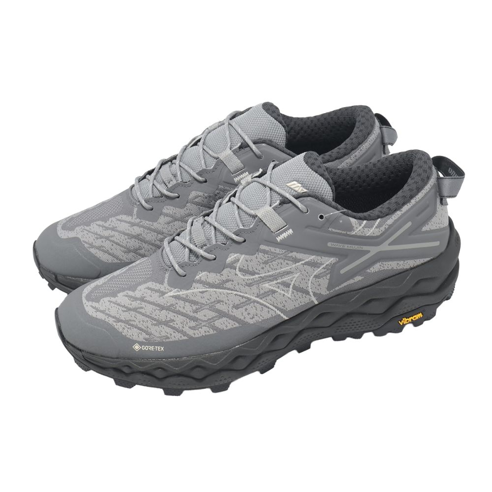 Mizuno 休閒鞋 Wave Mujin LS GTX 男鞋 灰 黑 黃金大底 防水 機能 美津濃 D1GA2501-05