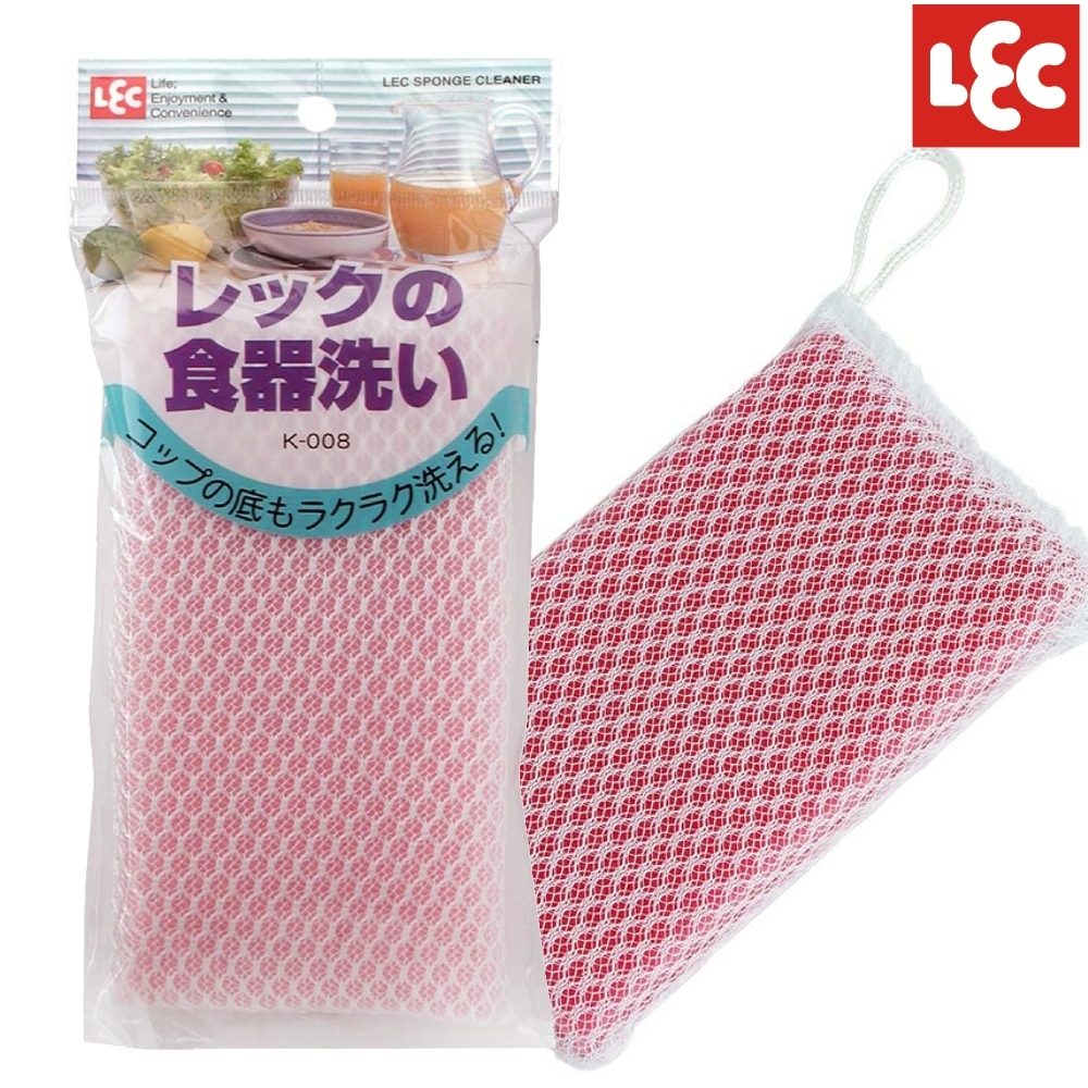 日本LEC 餐具清潔海綿 K-008(出貨顏色不挑款)