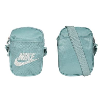 NIKE 小斜背包-斜背包 側背包 隨身迷你包 BA5871-017 湖水綠白