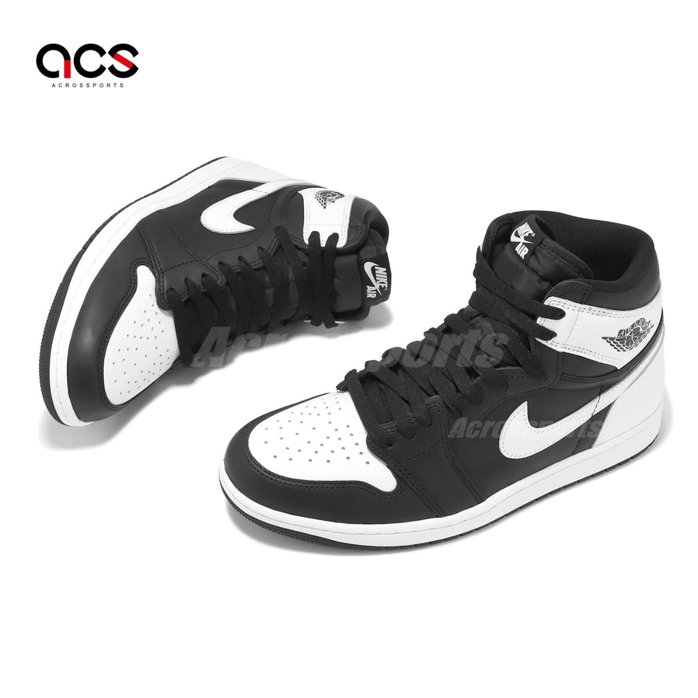 Nike Jordan 1 Retro High OG 男鞋AJ1 反轉熊貓白黑高筒休閒鞋DZ5485