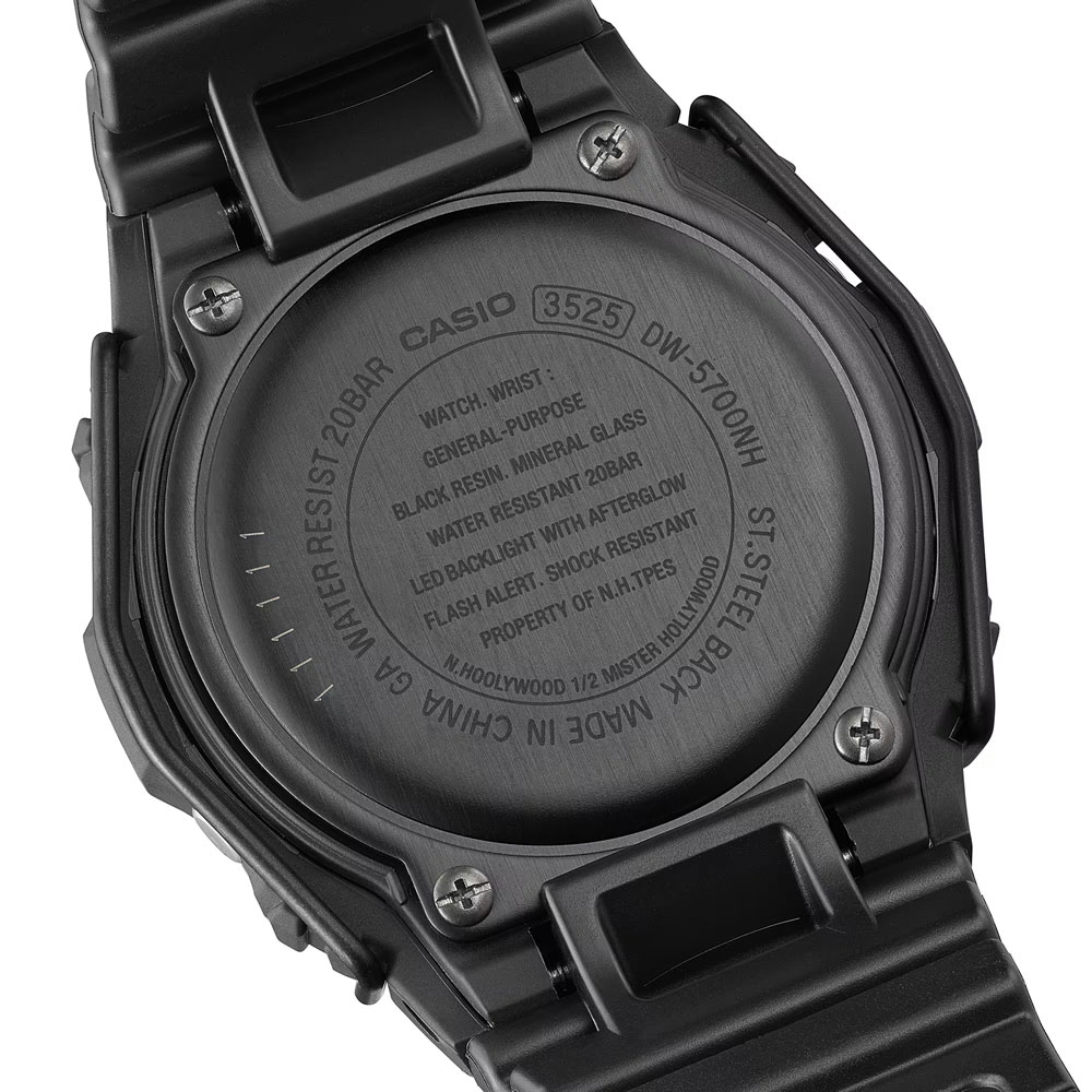 CASIO卡西歐G-SHOCK x N. HOOLYWOOD 限量聯名復古懷舊金屬防撞