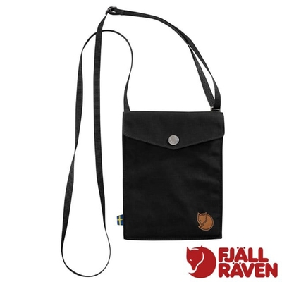 Fjallraven 北極狐 Pocket 防潑水耐磨旅行隨身袋.手機證件袋.隨身包 24221-550 黑