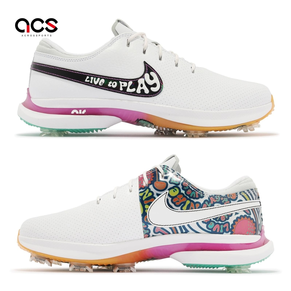 Nike 高爾夫球鞋Air Zoom Victory TR 3 NRG 寬楦男鞋白鞋釘