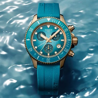 TISSOT天梭 官方授權 Seastar 1000 300米 海洋之星 潛水計時石英腕錶 雙11 特惠 推薦 38mm/T1202173704100