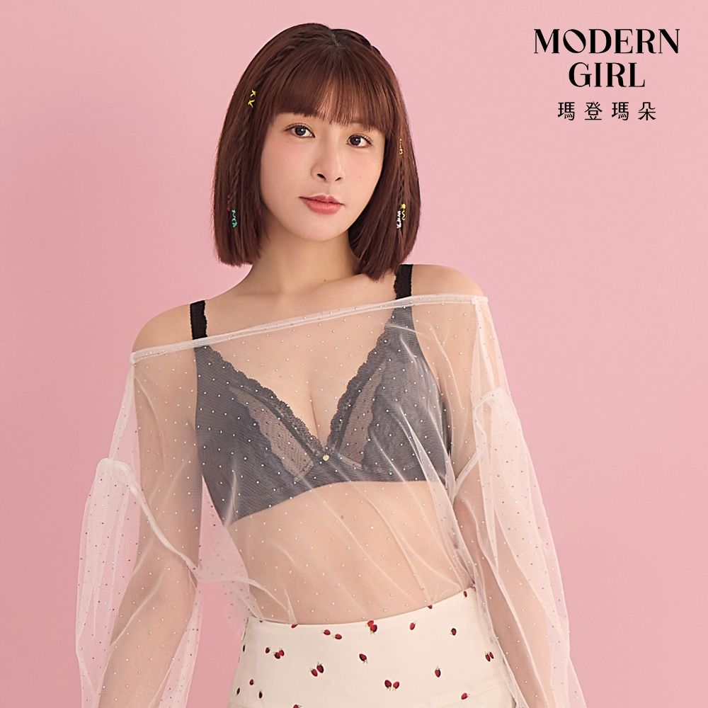 瑪登瑪朵 啵提 集中穩定內衣 B-D75 罩杯(黑)
