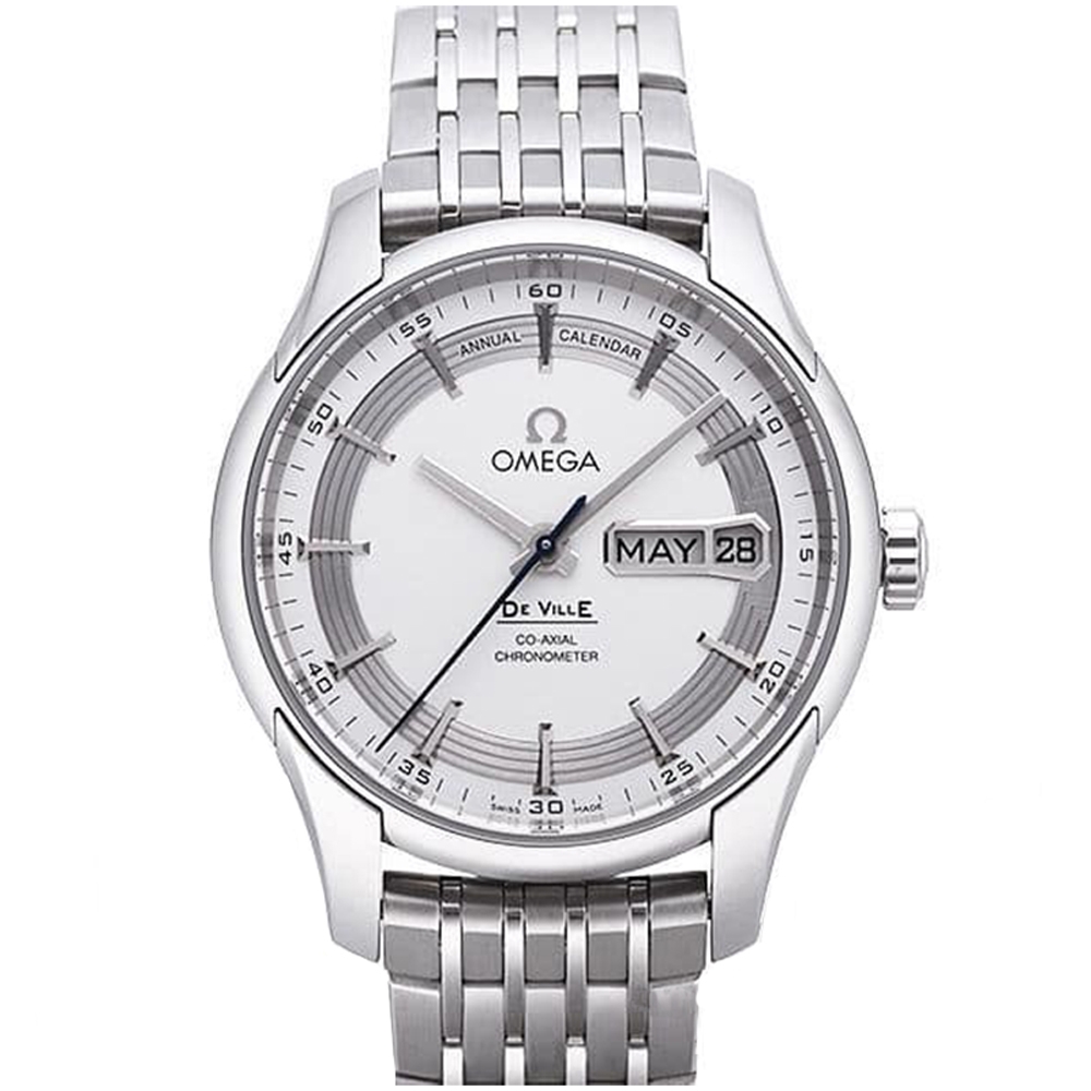OMEGA 歐米茄 碟飛系列 同軸擒縱HOUR VISION年曆鍊帶腕表(431.30.41.22.02.001)x銀面x41mm