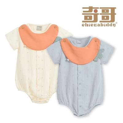 奇哥官方旗艦 比得兔 嬰幼童裝 泡泡紗內衣兔裝/包屁衣 12個月 (2色選擇)