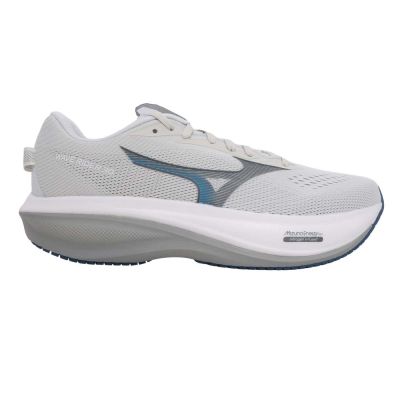 MIZUNO WAVE RIDER 30 SW 男緩震慢跑鞋-4E寬楦-美津濃 J1GM262155 淺灰深灰藍