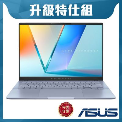 ASUS華碩 ASUS 華碩 VivoBook S14 S5406SA-0108B256V 14吋效能特仕筆電 (Ultra 7 256V/16GB/1TB SSD/Win11/OLED/EVO/迷霧藍)