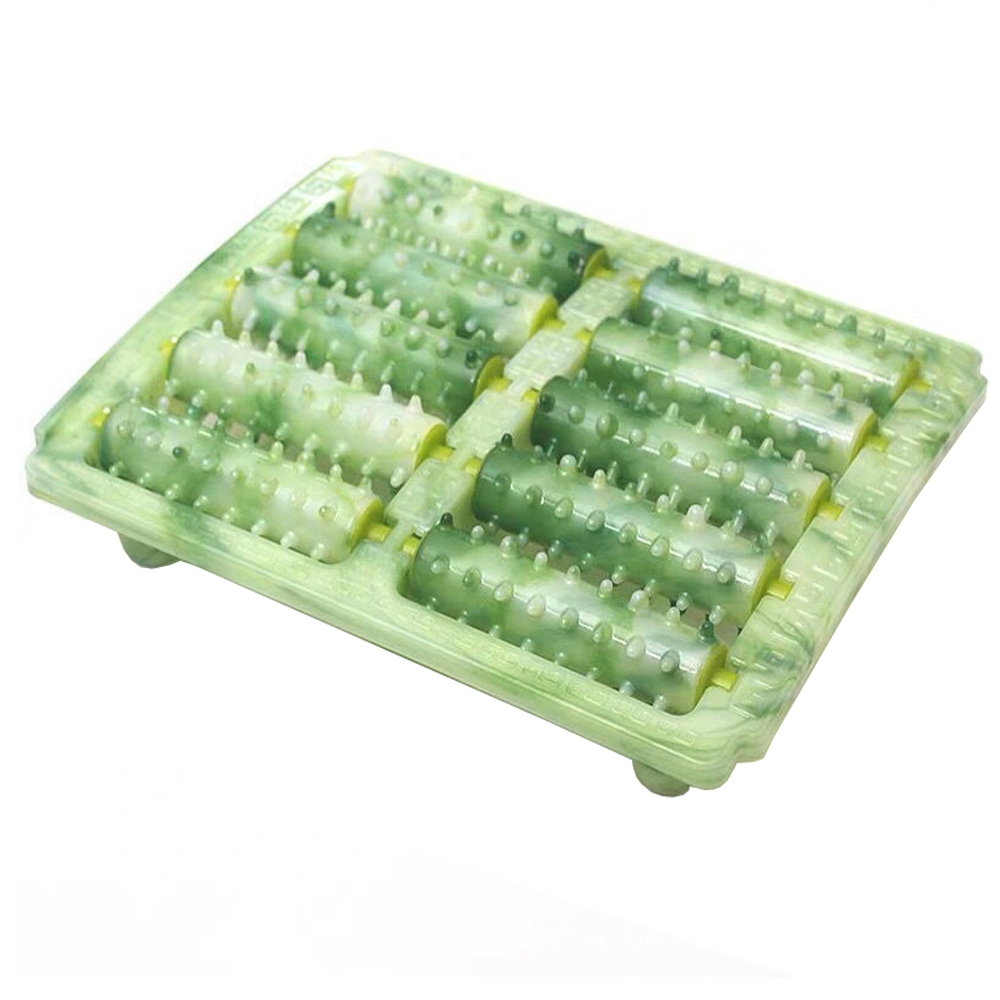 月陽26公分3D立體5排10滾輪120按摩顆粒腳底按摩器穴位滾輪按摩器(FMG2621) | 足部美腿機| Yahoo購物中心