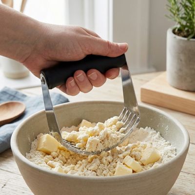 《KitchenAid》美國 不鏽鋼奶油切刀(墨黑) | 奶油切刀 攪拌切刀 手持攪拌器