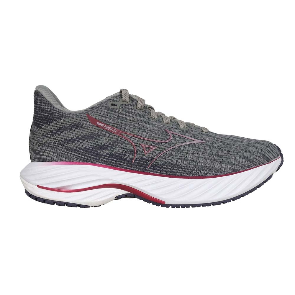 MIZUNO WAVE RIDER 28 女慢跑鞋-慢跑訓練美津濃J1GD240324 麻灰