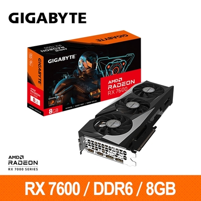 技嘉GIGABYTE GV-R76GAMING OC-8GD AMD顯示卡RX7600 | RX系列| Yahoo