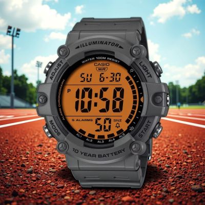 CASIO 卡西歐 10年電力大螢幕運動電子錶 手錶 開學換新季 送禮推薦 AE-1500WHC-8AV