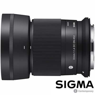 SIGMA 30mm F1.4 DC DN Contemporary for CANON RF 接環 (公司貨) 標準大光圈定焦鏡 人像鏡 APS-C 無反微單眼專用鏡頭