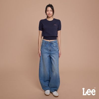 Lee 女款 繭型牛仔褲 中藍洗水 LB617089951