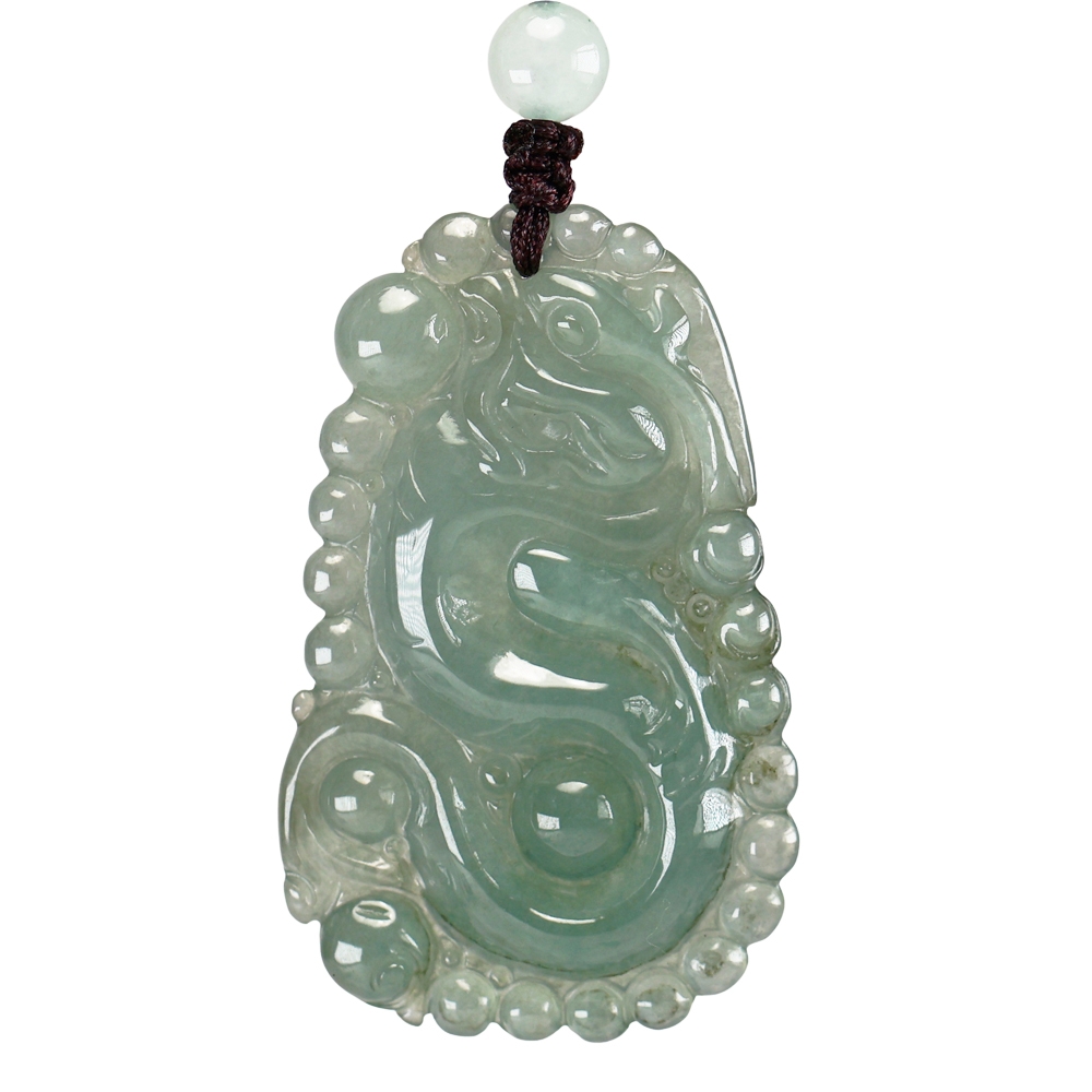 漢石齋】天然翡翠A貨如意瑞獸玉珮吊墜冰種(27*44*5mm) | 漢石齋| Yahoo