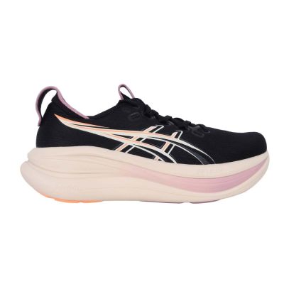 ASICS GEL-NIMBUS 28 女緩衝慢跑鞋-慢跑 運動 亞瑟士 1012B899-004 黑杏橘藕粉