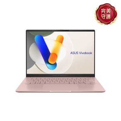 ASUS華碩 ASUS S5406SA 14吋筆電 (Ultra 5 226V/16GB/512GB SSD/EVO/玫瑰金/Vivobook S14 OLED)