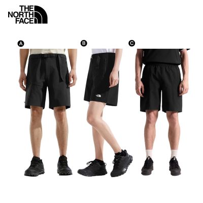 【The North Face】夏季涼爽｜男女款吸濕排汗/彈力褲腰休閒短褲(多款任選)