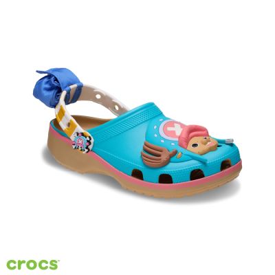 Crocs卡駱馳 (童鞋) ONE PIECE 航海王 喬巴 聯名系列克駱格 大童-七彩色 212795-90H