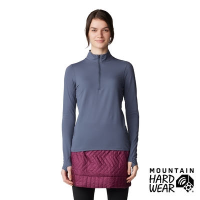 【Mountain Hardwear】MHW Butter Up Half Zip 防曬半拉鍊長袖排汗衣 女款 石板藍 #2084621