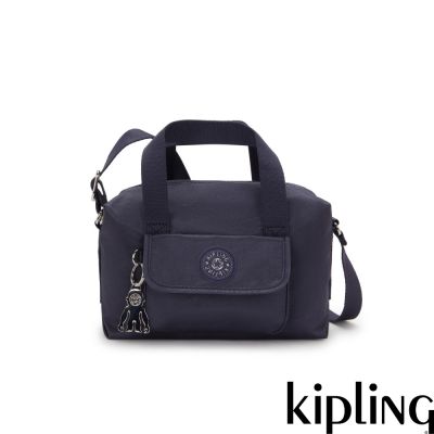 Kipling (網路獨家款)沉穩藍波士頓手提斜背兩用包-BRYNNE