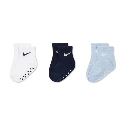 Nike 寶寶襪 Non Slip Lightweight 小童 白藍黑 短襪 NY2613021TD-002