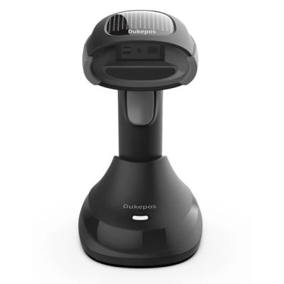 DUKEPOS 皇威國際 DK-5490 台灣專利可換電池 二維全域快門Global Shutter無線條碼掃描器
