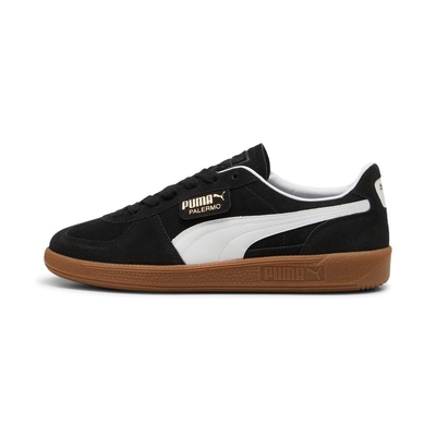 PUMA 彪馬 男女休閒鞋-黑白色 Palermo-39646310