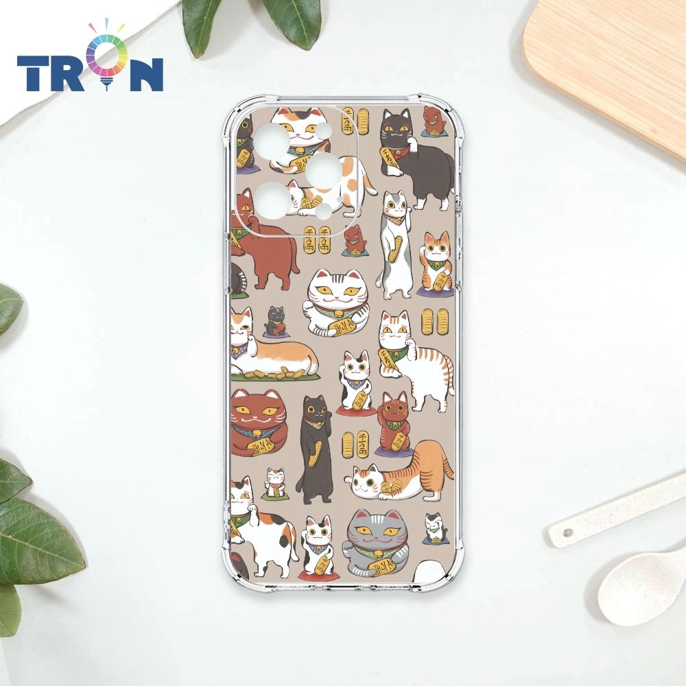 24H快速出貨 TRON 三星 S26  手繪招財貓-1 四角防摔 軟殼 手機殼