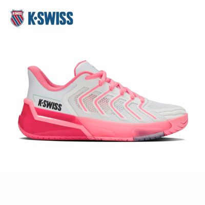 K-SWISS 專業網球鞋 ULTRA SHOT 4 運動 匹克球 女鞋 白螢光粉色 94437-162-M
