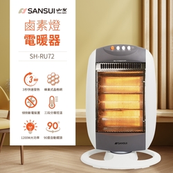 SANSUI 山水】立式鹵素電暖器(SH-RU72) | 鹵素/碳素式電暖器| Yahoo