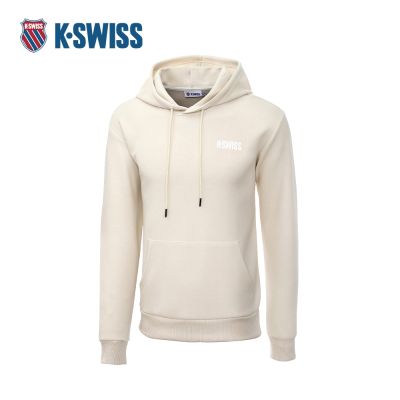 K-SWISS 連帽長袖 TW HOODIE 1 帽T 口袋 女款 米白色 1912496-026