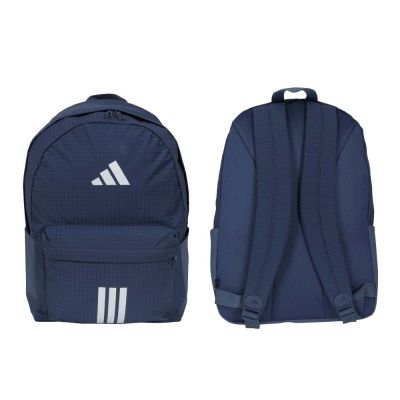 ADIDAS 後背包-雙肩包 肩背包 旅行包 愛迪達 JX6498 霧藍白