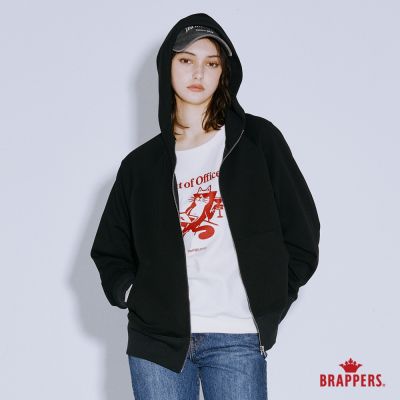 BRAPPERS 女款 美式休閒連帽外套-黑